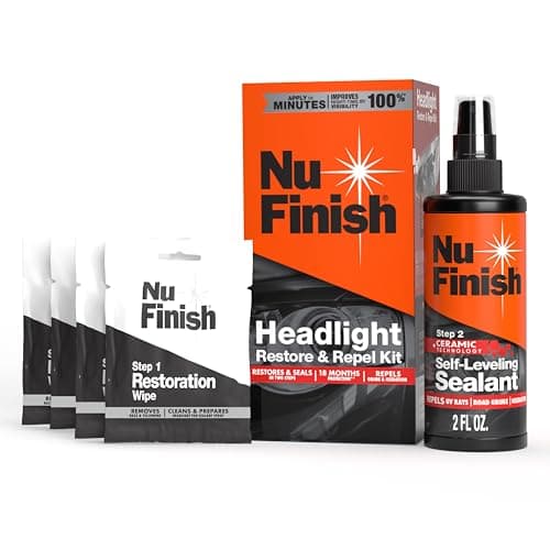 Nu Finish Headlight Restore and Repel Kit for $9 + free shipping w/ Prime