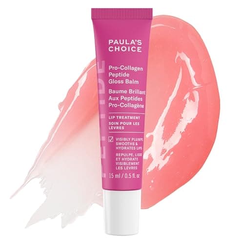 Paula’s Choice Pro-Collagen Peptide Gloss Lip Balm, Hydrates & Smooths Lips, Sheer & Glossy Finish for Fuller Lips, Sheer Tint, Non-Sticky, Cruelty-Free, 0.5 oz