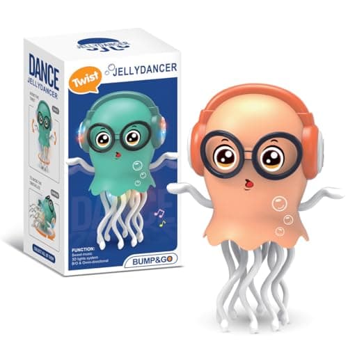 Zonopy Baby Musical Toys Dancing Jellydancer, Baby Toys 3 4 5 6 7 8 9 10 11 12 Learning Crawl Walking, Fidget Gifts Magic Dancing Music Crawling Toys for 3-8 Year Old Boy Girl Kids Birthday Gifts