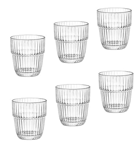 Bormioli Rocco Barshine 10.38 ...nking Glasses, Set of 6, Clear