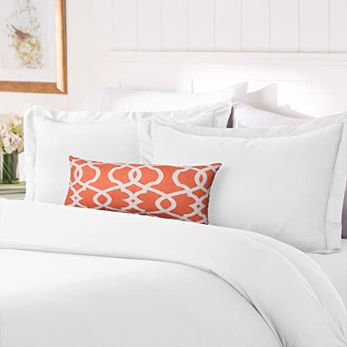 Elegant Comfort 3 Piece 1500 P...er Set, Full/Queen, Snow White