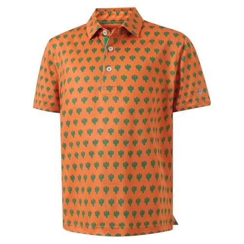 M MAELREG Boys Golf Shirts Moisture Wicking Quick Dry Fit Full Printing Short Sleeve Polo Shirts for Boys Size 6