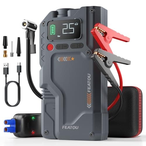 Featou 5500A Peak Portable Jump Starter & 150 PSI Digital Tire Inflator  $35.97 + Free Shipping
