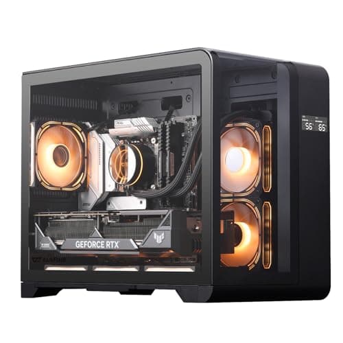 darkFlash MATX Gaming PC Case ...TX 40 Compatible, Black(L280M)