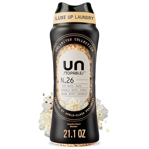 Downy Unstopables Unlimited Collection In Wash Laundry Scent Booster Beads, No. 26, Fine Fragrance, Long Lasting Fresh Scent Beads, 21.1 oz