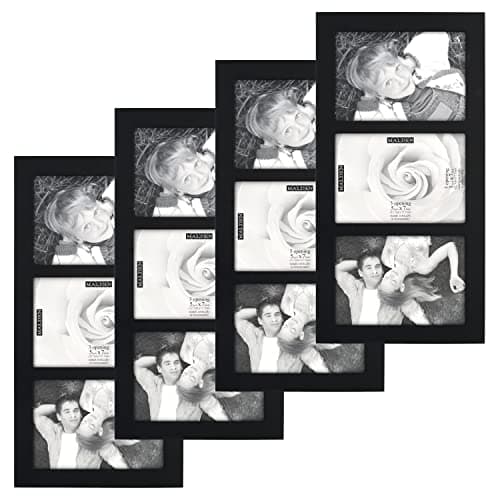 Malden 5x7 3-Opening Collage P...5x7 Pictures (4-Pack) - Walnut