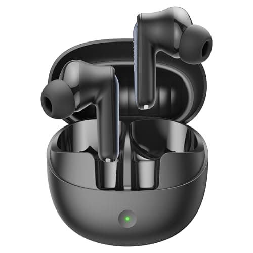 FVYAO Active Noise Cancelling Earbuds, Wireless Earbuds, Earphones Wireless Bluetooth, Bluetooth Headphones 5.4, in Ear Headphones 40H Playtime, IPX5 Waterproof, Sports, Fast Charing (Black)