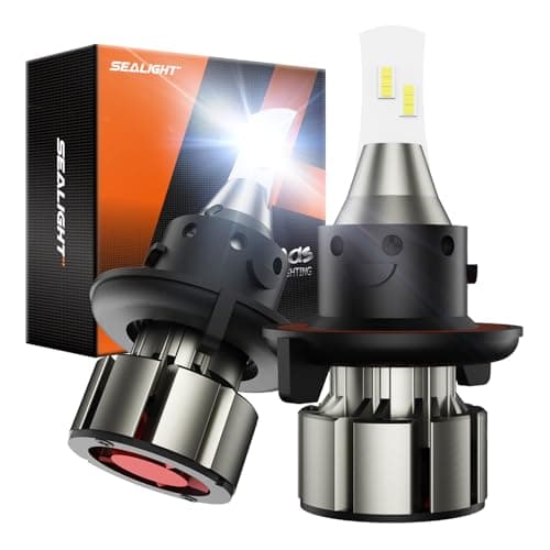SEALIGHT H13 LED Bulbs, 36000L...b 5 Min Plug-N-Play, Pack of 2