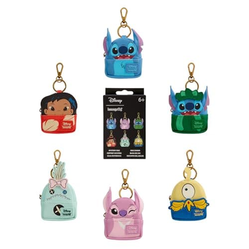 LF Disney Lilo & Stitch Mystery Mini Backpack Keychain Charm