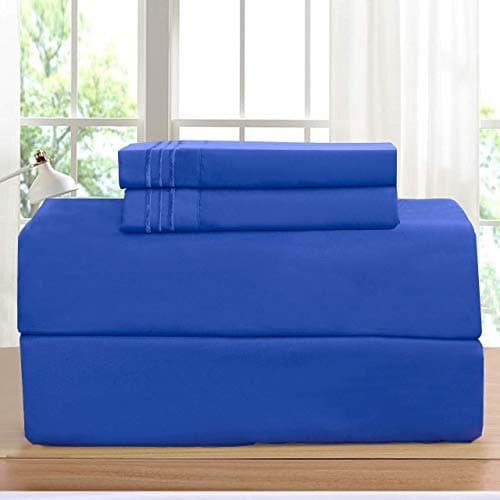 Elegant Comfort Luxurious Bed ... Deep Pocket, Queen Royal Blue