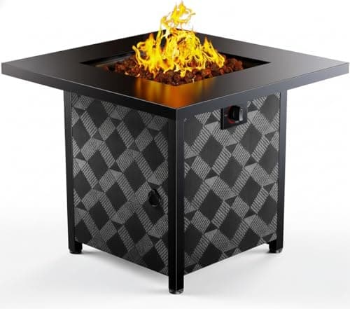 Ciays Propane Fire Pit Table, ..., Backyard, Garden, 50,000 BTU