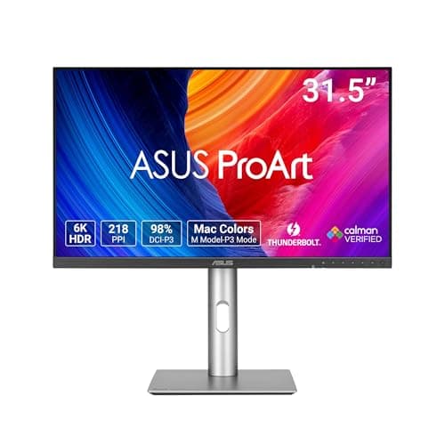 $999.99 | ASUS ProArt Display 32” 6K Professional Monitor (PA32QCV) - IPS, 6K (6016 x 3384), 98% DCI-P3 at Amazon