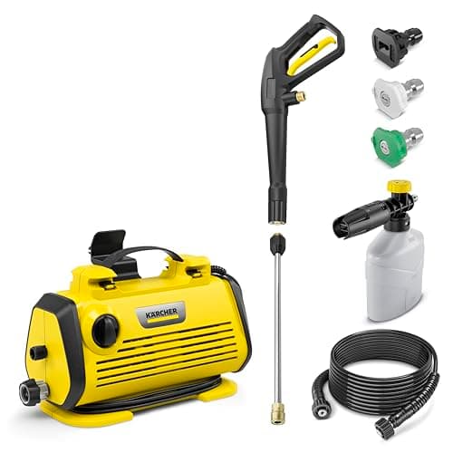 Kärcher K 3 Horizontal Foam Cannon 1700 PSI Portable Electric Pressure Washer with Foam Cannon for Enhanced Detergent Application for $130