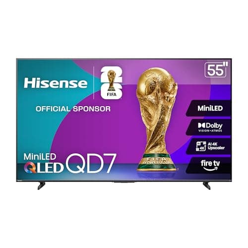 55" Hisense QD7QF Series 4K QLED MiniLED TV $300 + Free S&H