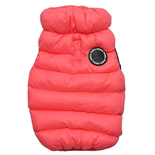 Puppia Winter Ultralight Dog C...l and Medium Dogs, Pink, Large