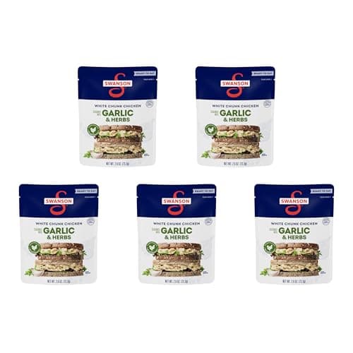 Swanson Garlic and Herbs White... | Pack of 5 | On-the-Go Meals