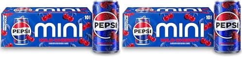 $5.91 | 20-Pack 7.5-Oz Pepsi Wild Cherry Soda Mini Cans at Amazon