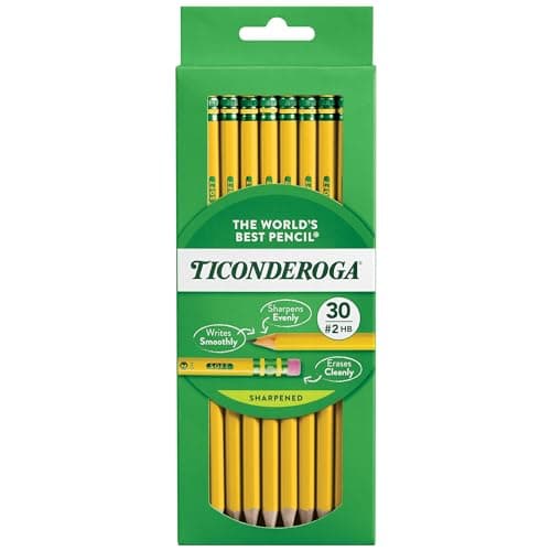 Ticonderoga #2 Pencils 30-Count Just $3.99 Shipped for Prime Members