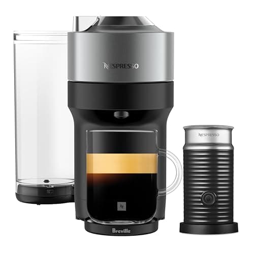 Nespresso Vertuo Pop+ Deluxe C...ville with Milk Frother, Titan