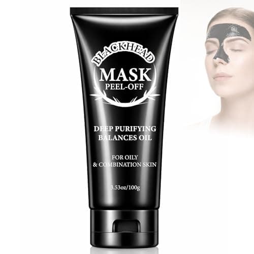 AstraVox Charcoal Blackhead Remover Mask, 3.5 Fl Oz, Peel Off Face Mask