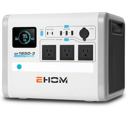 EHOM Portable Power Station, E... Off-Grid Home Outdoor Camping