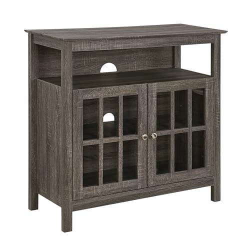 Convenience Concepts Big Sur H...e with Shelves, Weathered Gray