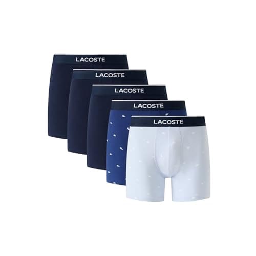 Lacoste Men's Cotton Stretch Essentials Boxer Briefs 5-Pack for from $28 w/ Prime + free shipping w/ Prime