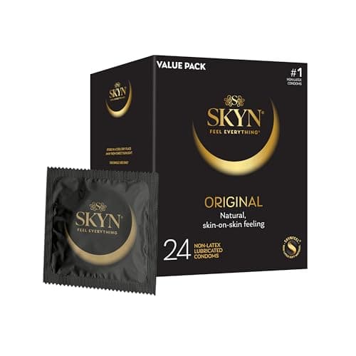 $9.99 S&S CLIP Q (YMMV) SKYN Original Condoms, 24 Count (Pack of 1) AMAZON