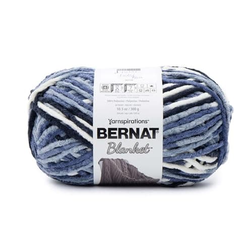 Bernat Blanket Faded Blues Yar...- 220 Yards - Knitting/Crochet