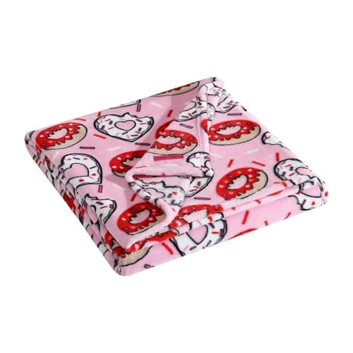Betsey Johnson - Blanket, Butt...(Donut Hearts Pink, 50" x 70")
