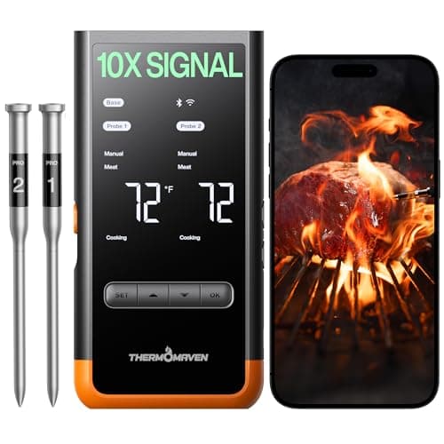 ThermoMaven G2 Smart Bluetooth Wireless Meat Thermometer w/ 2 Probes $50 + Free S&H