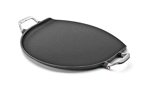 Outset Cast Iron Grill Skillet...ers and Steaks, 14-inch, Black