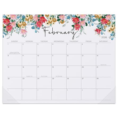 2026-2027 Magnetic Calendar for Fridge, Jokotha Monthly Refrigerator Calendar Runs from January 2026 to June 2027, 15" x 12", Floral Design, Strong Magnets, Easy Planning & Organization
