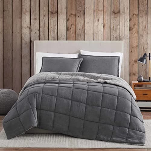 Eddie Bauer - King Comforter S...ng Pillowcases (Sherwood Grey)