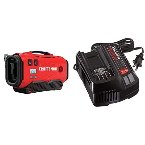 CRAFTSMAN V20 Inflator with Fa...eparately (CMCE520B & CMCB104)