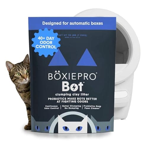 BoxiePro Bot Probiotic Cat Lit...Low Dust, No Fragrances, 16 lb