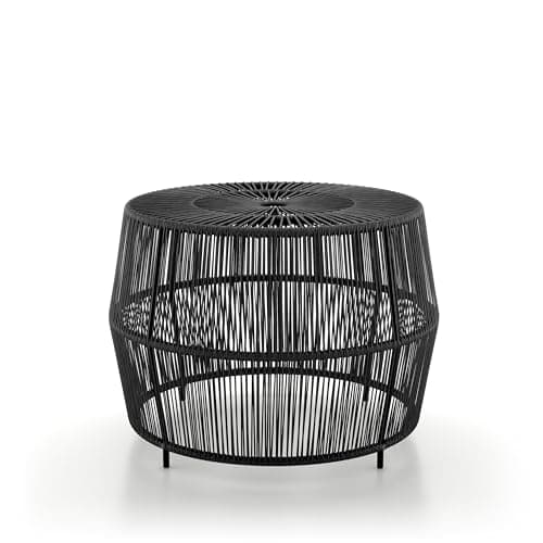 Furniture of America Ysar Boho... Poolside, Garden, Yard, Black
