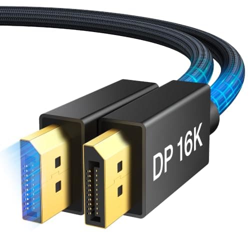 IVANKY 80Gbps Displayport Cable 2.1, 16K DP Cord [16K@60Hz,8K@240Hz,4K@540Hz 480Hz 240Hz] $8.99 w/ code ZT8ERJUG +Free shipping with prime or orders $35+