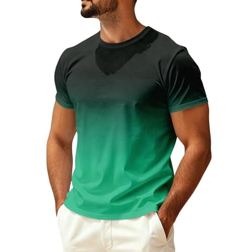 SPF Shirts for Men Quick Drying UPF 50+ Breeze Clothes Spring Athletic Vacation Swimming Shirts for Men Camisas para Trabajar En El Sol Blue