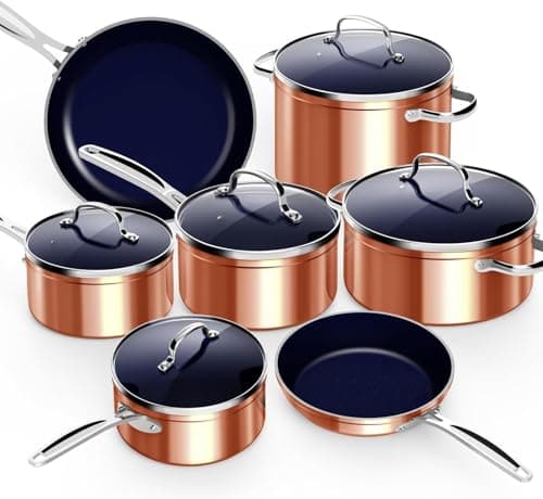 Nuwave 12pc Healthy Pots and P...rks on All Cooktops, PFAS Free