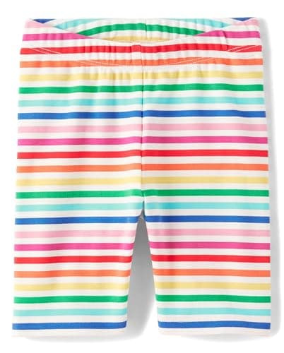 Gymboree,Girls,and Toddler Bike Shorts,18-24 Months,Rainbow Strip