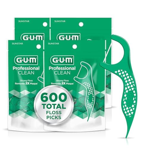 GUM Professional Clean Dental ...50 Count (Pack of 4) 600 Total