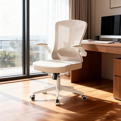 Ergonomic Office Chair with Lu...ble Computer Task Chair, Khaki