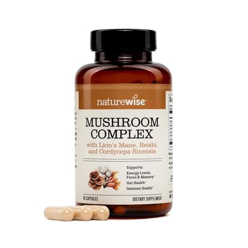 NatureWise Mushroom Complex - ...d - 90 Capsules[30-Day Supply]