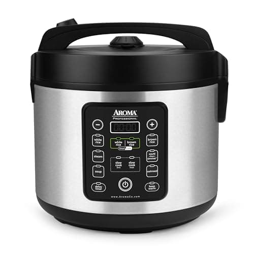 Aroma Housewares ARC-1120SBL S...ay, 20-Cup(cooked)/ 5Qt, Black