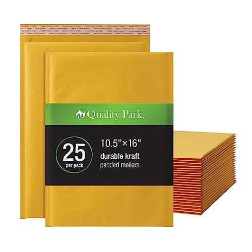 Quality Park Large Bubble Mail...Off Closure, 25/Box (QUA85763)