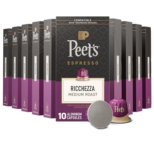 Peet's Coffee, Medium Roast Es...Boxes of 10 Espresso Capsules)