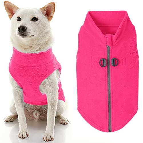 Gooby Zip Up Fleece Dog Sweate...Small Dogs Boy and Medium Dogs