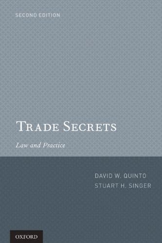 Trade Secrets: Law and Practice