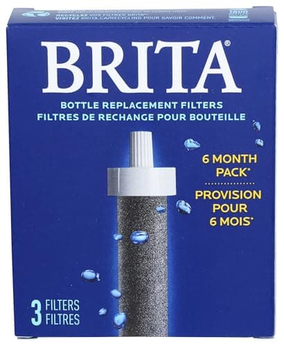 Brita Water Bottle Replacement...40 Gallons, Includes 3 Filters